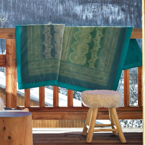 Brunelleschi plaid Bassetti - groen (135 x 190 cm)