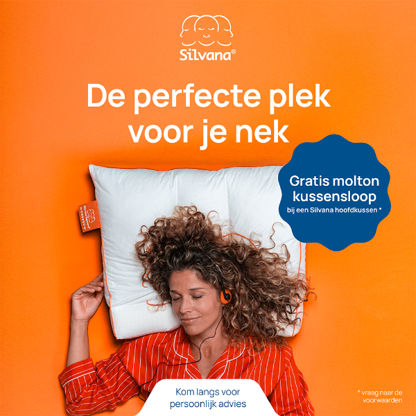 Molton cadeau bij aankoop van een Silvana kussen!